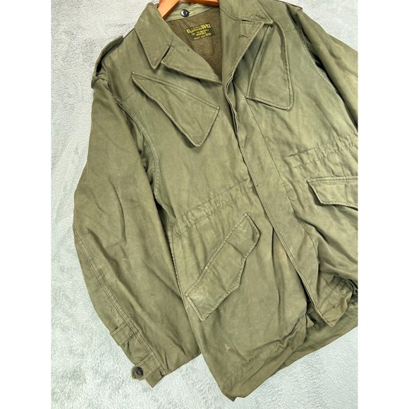 VTG 80s KL SEYNTEX GERMAN DUTCH MILITARY FIELD JACKET Wool Liner 42 BORSTOMVANG - Picture 5 of 16